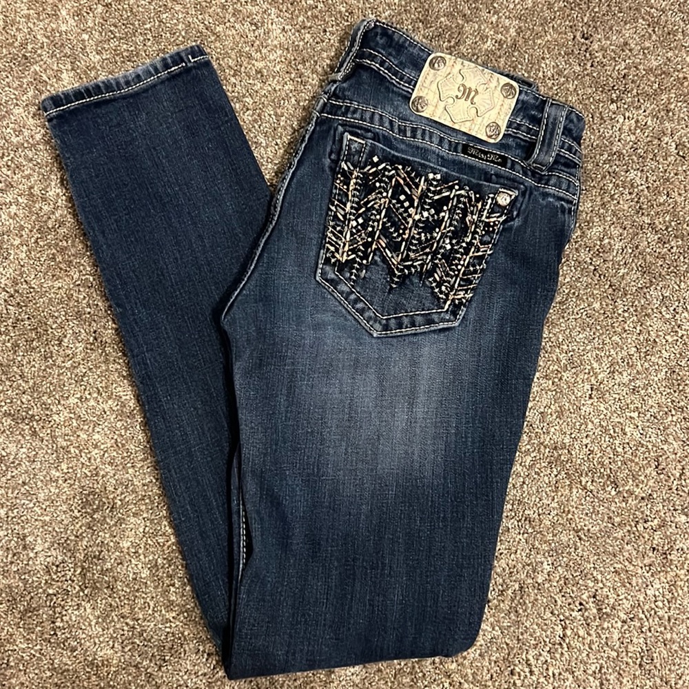 Miss Me Signature Skinny Jeans, Size 30